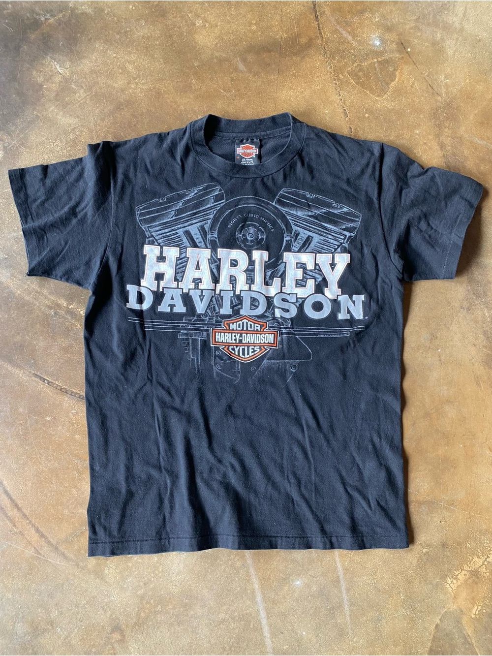 VTG 90s Harley Davidson Black Single Stitch Short Sleeve T-Shirt